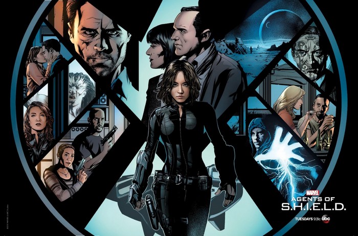Agents of S.H.I.E.L.D. comic book illustration