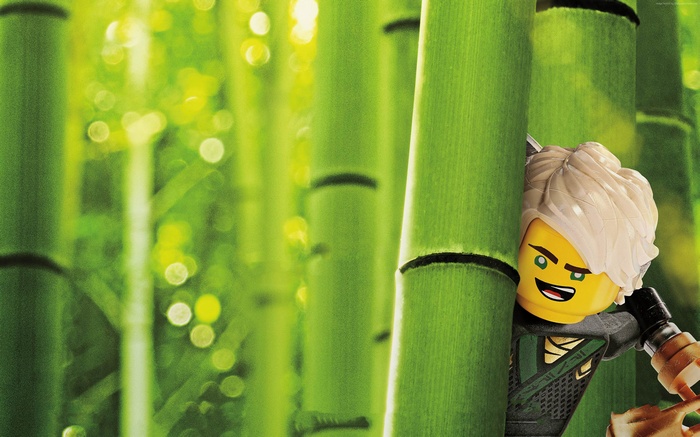 Lloyd from The LEGO Ninjago Movie in Bamboo Forest 4K