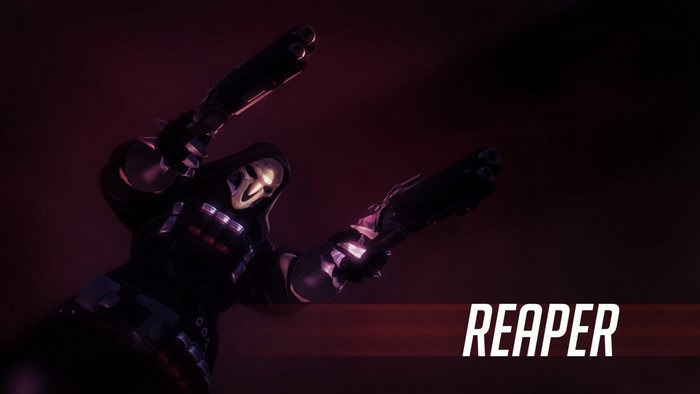 Reaper from Overwatch with dual shotguns