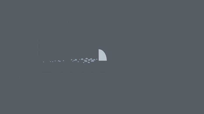 Minimalist abstract shapes on a gray background