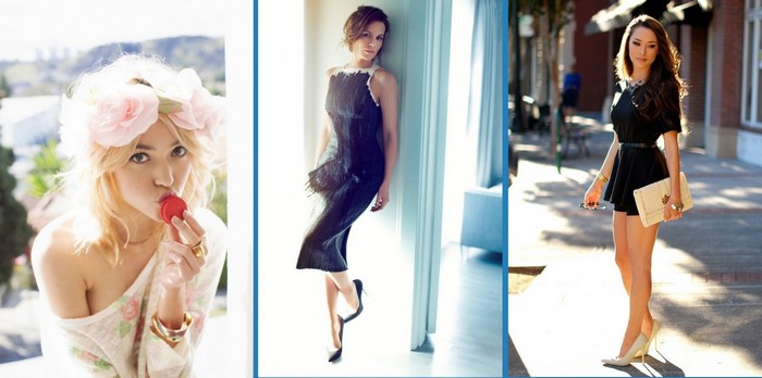Women in fashion collage