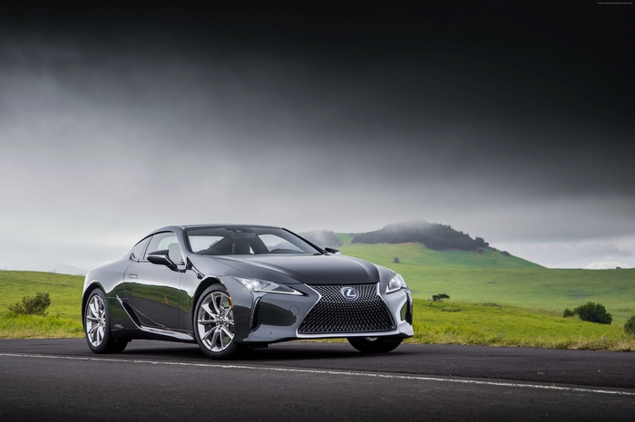 4K 2018 Lexus LC 500h on a road