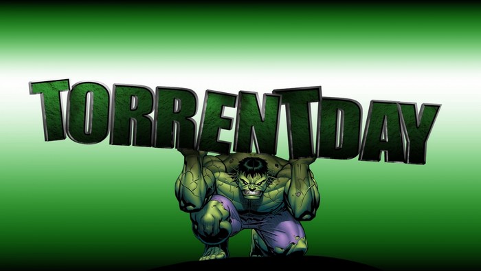Hulk holding the text TorrentDay