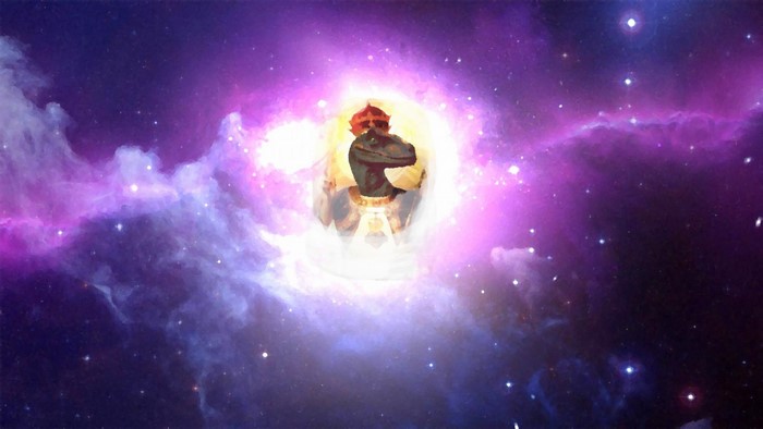 Raptor Jesus in a Nebula