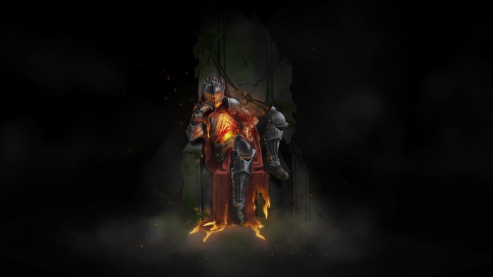 Dark Souls III Knight on a Throne