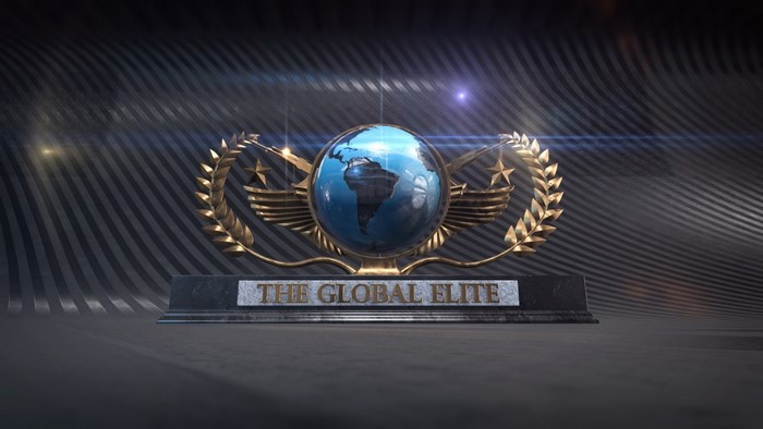 The Global Elite trophy from Counter-Strike: Global Offensive