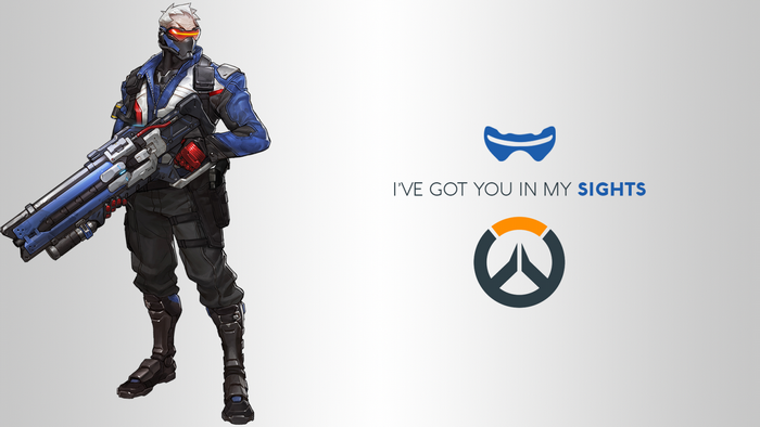 Soldier: 76 from Overwatch with quote