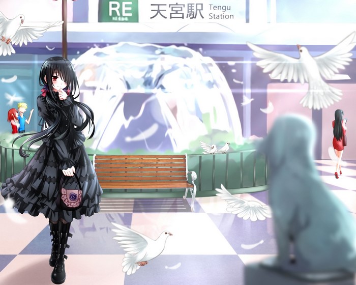 Tokisaki Kurumi from Date A Live at Tengu Station