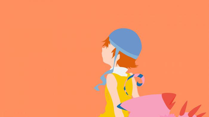 T.K. and Tokomon from Digimon Adventure
