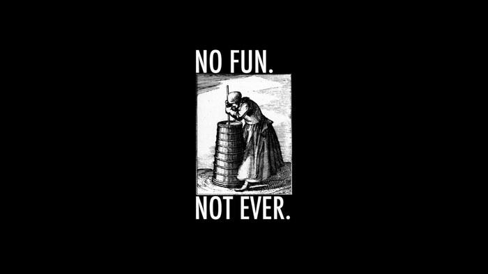 No Fun. Not Ever. Illustration