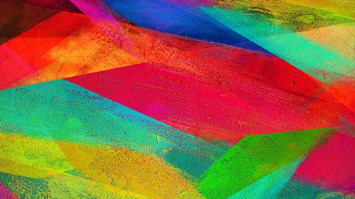 Abstract colorful paint strokes 4K