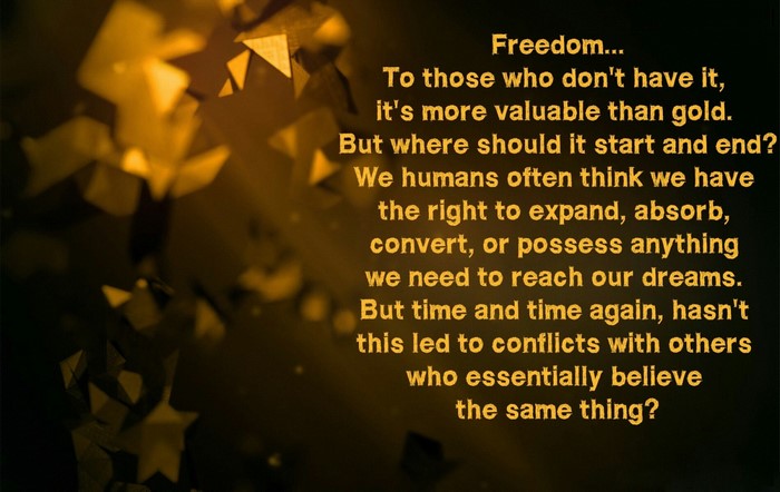 Freedom quote about human nature