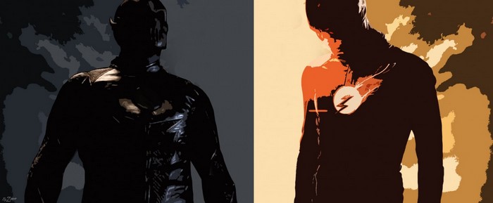 The Flash and Reverse-Flash illustration