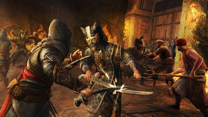 Ezio Auditore da Firenze from Assassin's Creed Revelations in combat