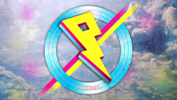 Proximity logo with lightning bolt and circle