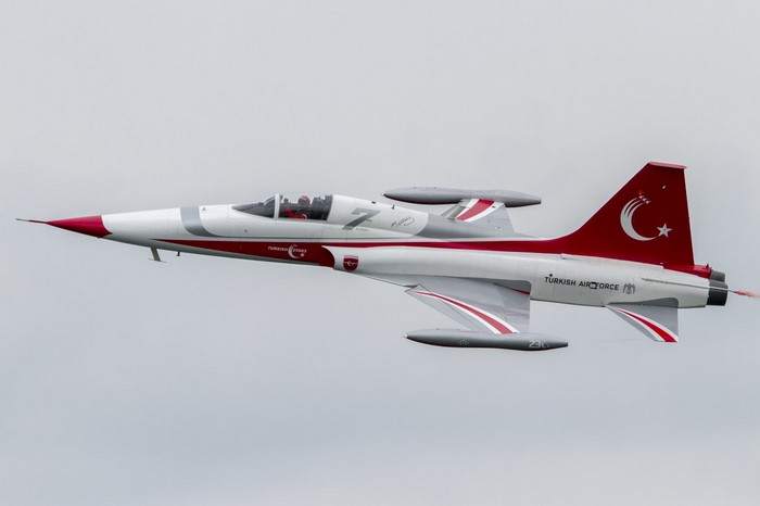 Turkish Air Force T-33 Shooting Star jet aircraft