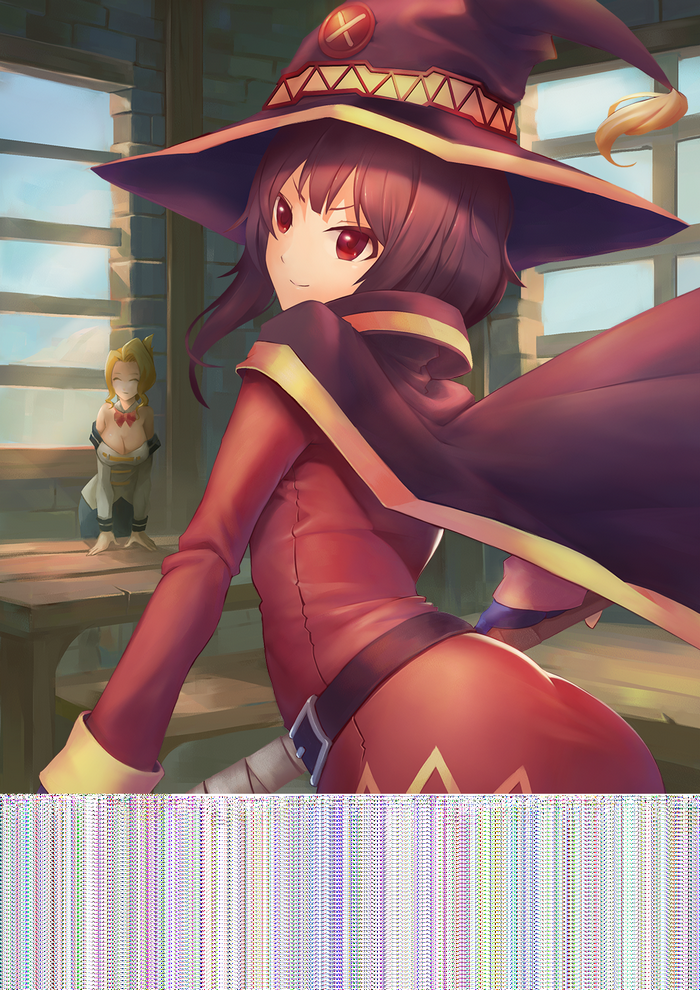 Megumin from Kono Subarashii Sekai ni Shukufuku wo! with Yunyun