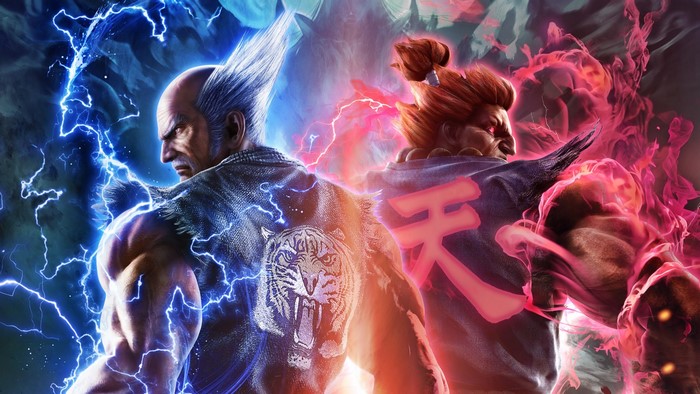 Heihachi and Akuma from Tekken 7