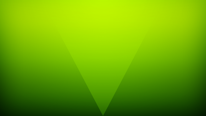 Green and yellow gradient with a V shape