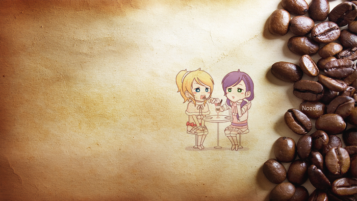 Ayase Eli and Toujou Nozomi from Love Live! School Idol Project