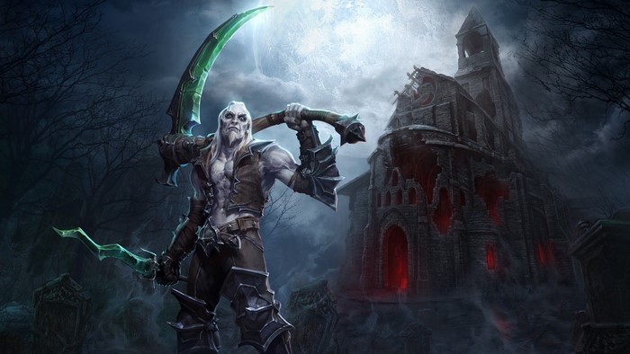 Xul from Heroes of the Storm with scythe
