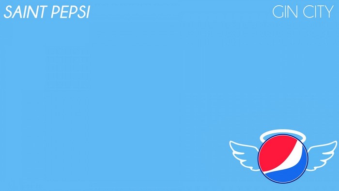 Saint Pepsi and Gin City logos