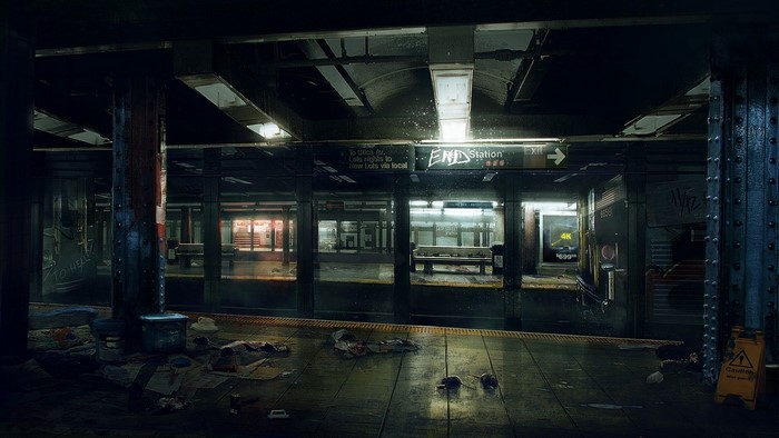 End Station Subway Platform in Tom Clancy's The Division