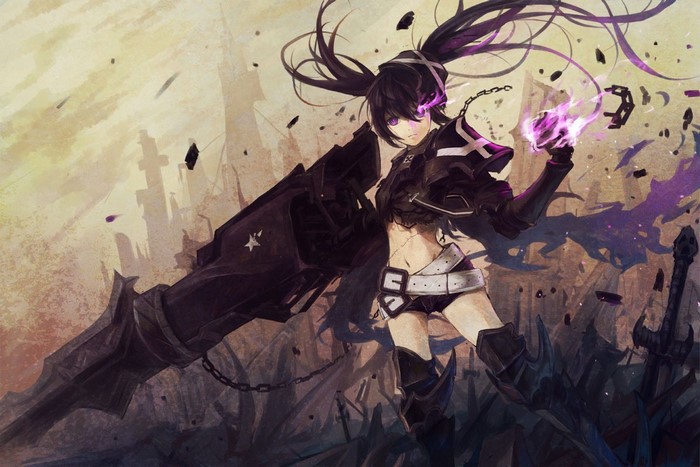 Insane Black Rock Shooter from Black Rock Shooter
