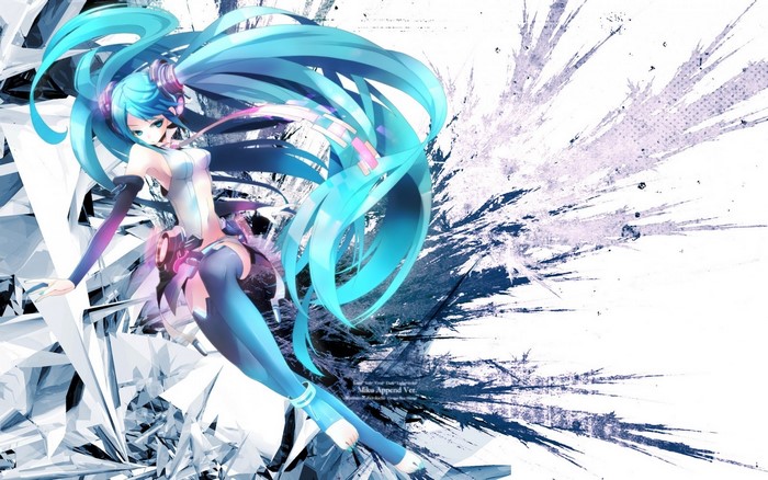 Hatsune Miku Append Ver. Vocaloid Illustration