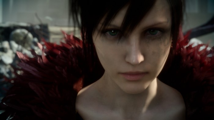Agnis Philosophy character with green eyes and dark hair