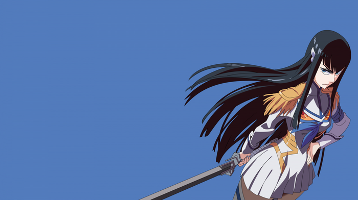 Satsuki Kiryuin from Kill la Kill with sword