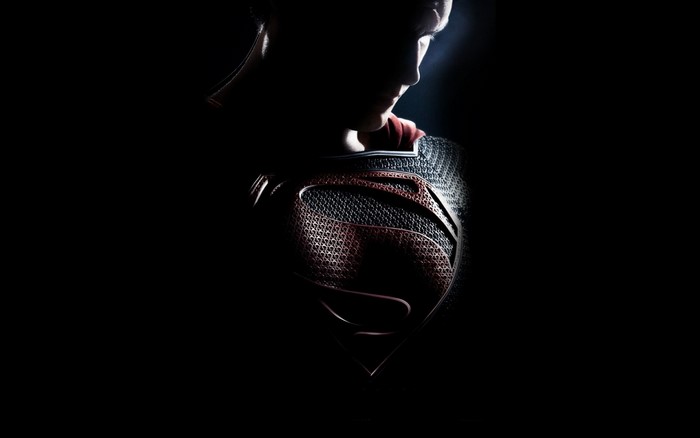 Dark Silhouette of Superman in Shadow