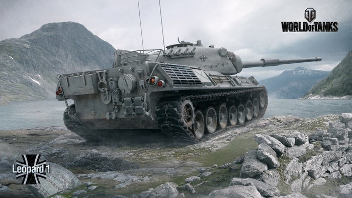 Leopard 1 tank from World of Tanks