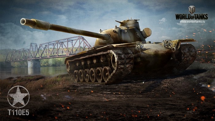 T110E5 Tank from World of Tanks