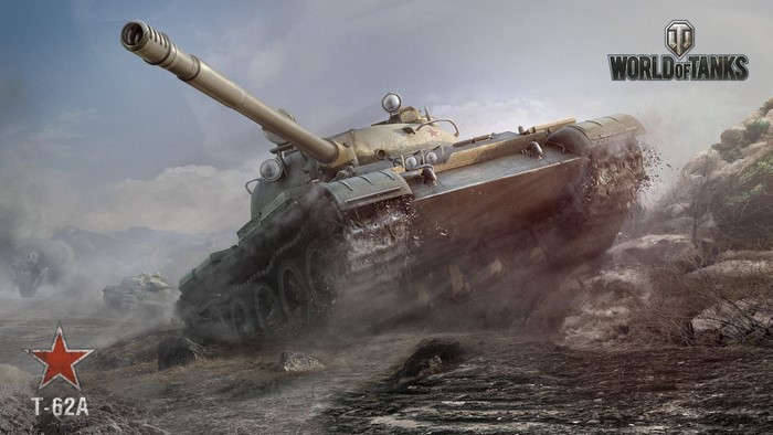 World of Tanks T-62A tank in combat