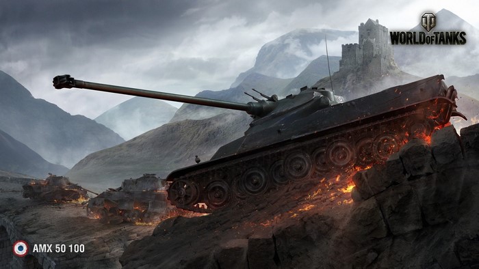 AMX 50 100 tank from World of Tanks