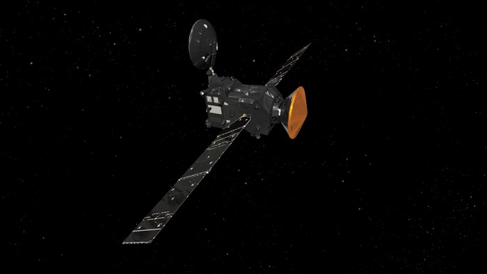 ExoMars spacecraft in outer space