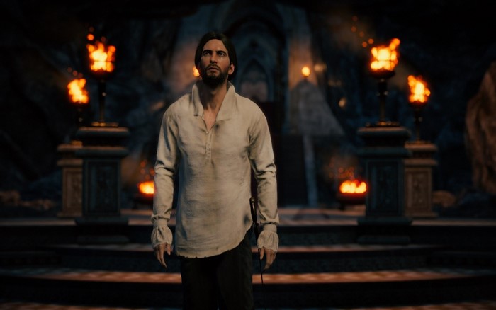 Man in a white shirt in Assassin's Creed Unity