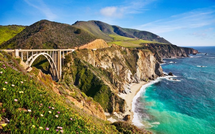 Bixby Creek Bridge on the Big Sur Coast, California