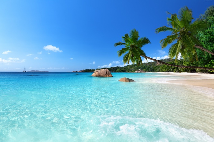 Anse Lazio beach, Praslin Island, Seychelles