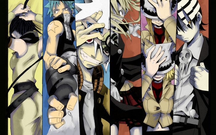 Soul Eater characters illustration
