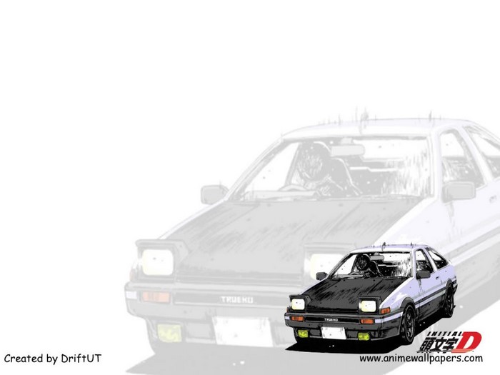 Initial D AE86 car