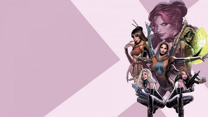 X-Men Female Characters Illustration