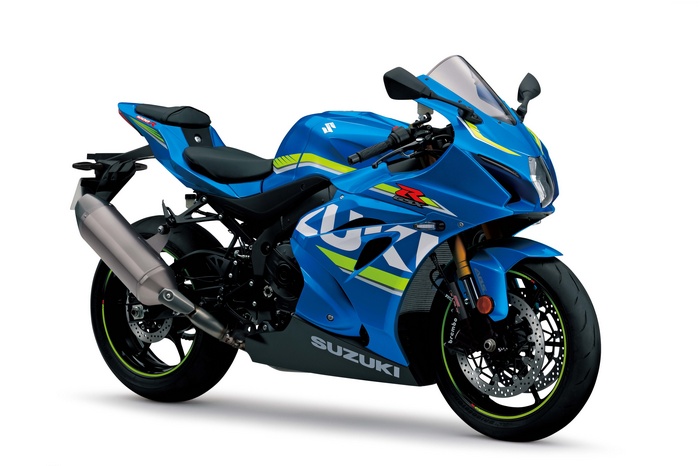 Blue Suzuki GSX-R1000 Motorcycle
