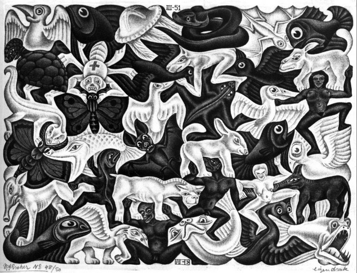 Metamorphosis III by M.C. Escher