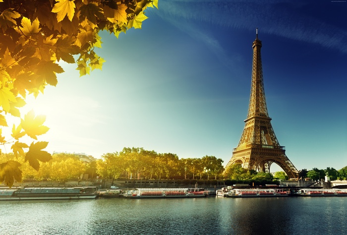tourism, Eiffel Tower, autumn, France, travel, Paris