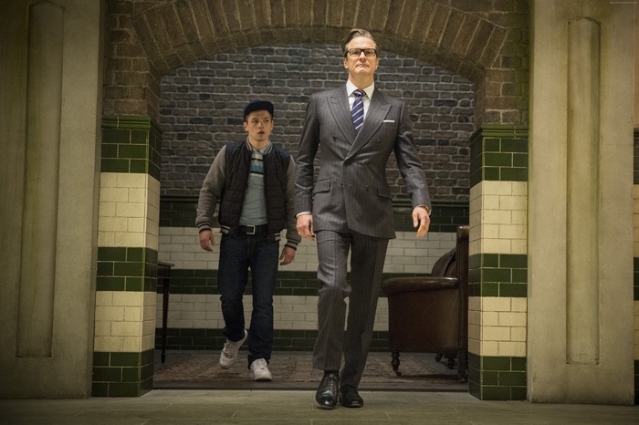 Colin Firth and Taron Egerton from Kingsman: The Golden Circle