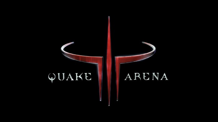 Quake Arena logo with red symbol