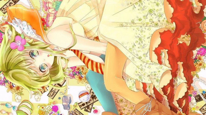 Megpoid Gumi from Vocaloid illustration