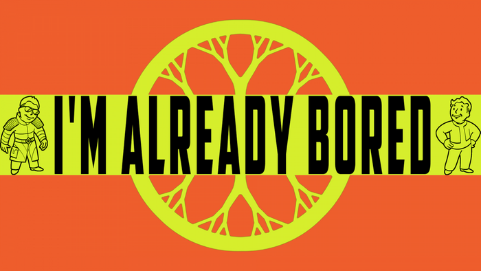 Fallout Vault Boy "I'm Already Bored" Banner